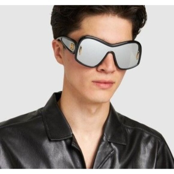NEW LW40131I 01C, UNISEX OVERSIZED SUNGLASSES LOEWE LW40131I 01C - Picture 6 of 14